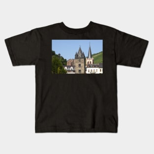 Old town, Bacharach, Middle Rhine, Rhine Kids T-Shirt